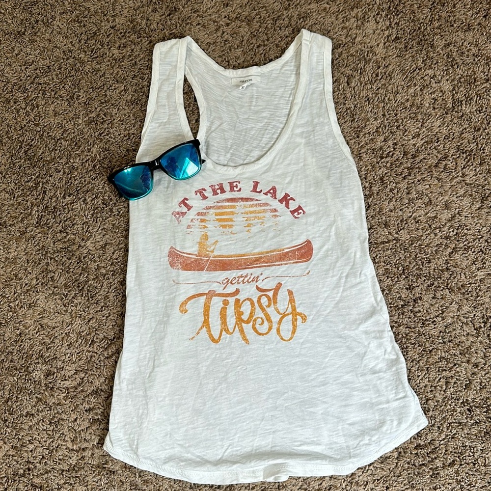 Maurice’s never worn white tank